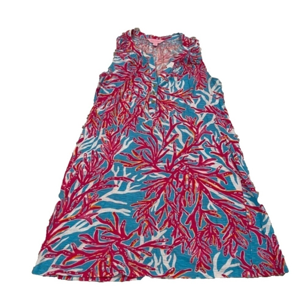 Lilly Pulitzer Pink and Blue Swim Coverup